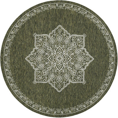 Tapis transitionnel Tollefson couleur forêt