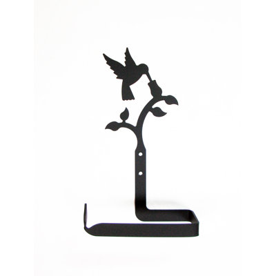 Hummingbird Wall Mount Toilet Paper Holder