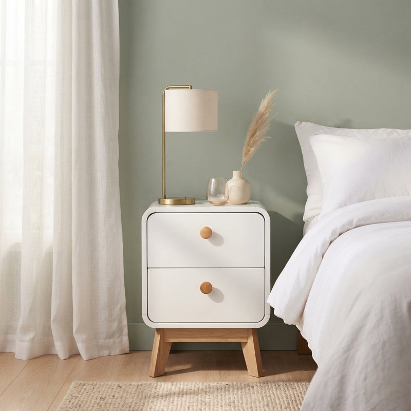 48.01 cm W Bedside Table