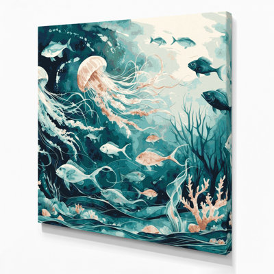 Art nautique sur toile vert
