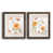 Papier, cadre noyer