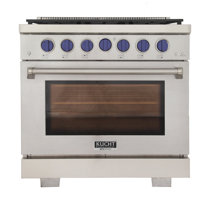 Kucht 36'' W Free Standing Range, Liquid Propane