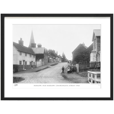 Harlow, Old Harlow, Churchgate Street 1903 by Francis Frith - Single Picture Frame Print
