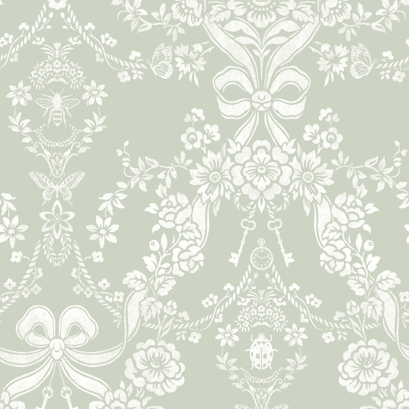 10.05cm x 53cm Matte Wallpaper Roll, Green