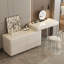 Coiffeuse avec miroir lumineux, 3 tiroirs