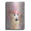 Art mural en métal Red Barrel Studio® «Flower Crown Labrador Retriever» par Furbaby Affiliates-17747105
