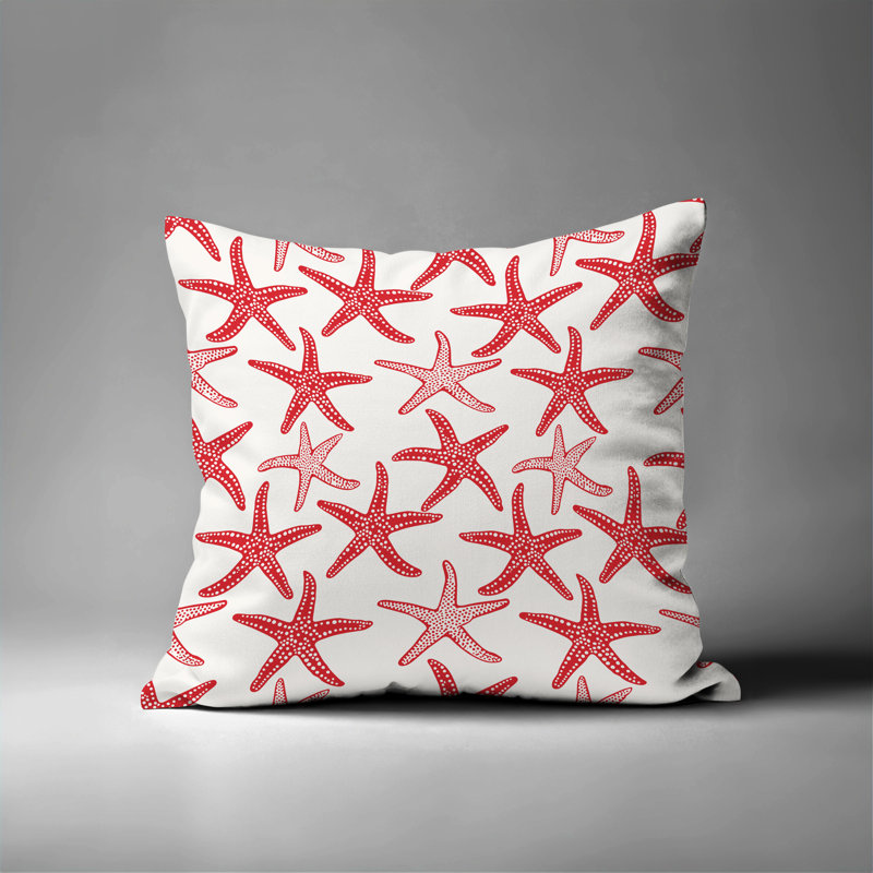 Coussin Barnon, H 20 po x l 20 po, Rouge