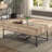 Coffee Table with Bottom Shelf