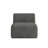 Berlare Upholstered Compression Gray Corduroy Modular Singler Armless Accent Chair – Fully Compressed, No Assembly Required-1798554507