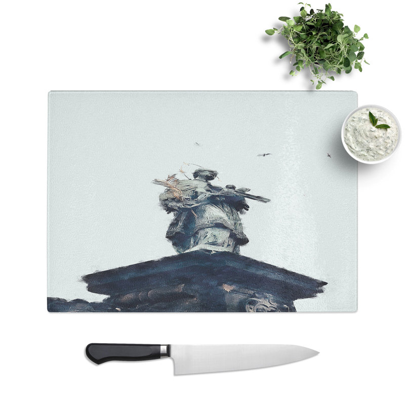 St. John of Nepomuk Statue in Prague Chopping Board, 0.4cm H x 28.5cm W x 39cm L