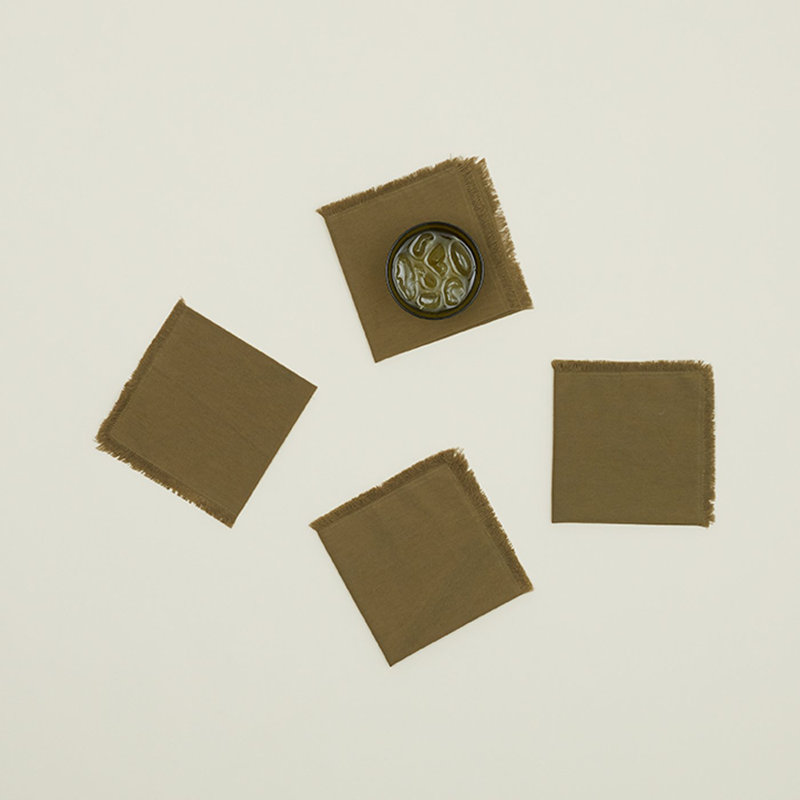 Caseville Essential Cocktail Napkin, Olive