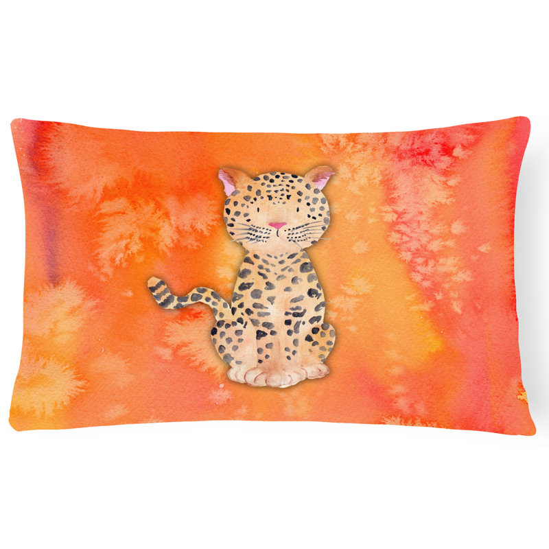  Coussin léopard aquarelle Leopard