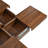 Square Veneer Coffee Table Sliding Top With Storage In 39.4''