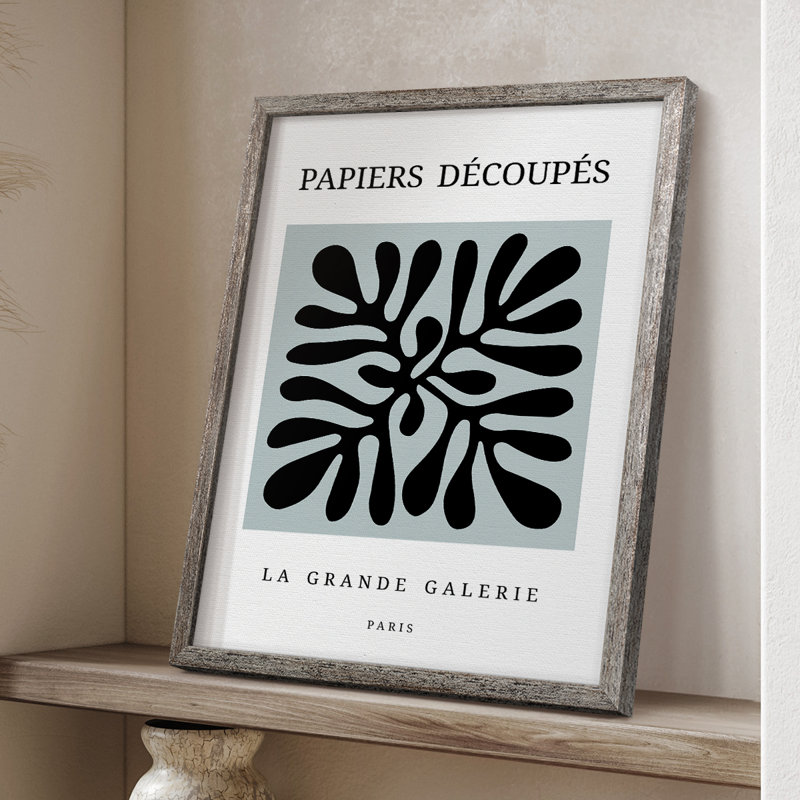 Matisse CECXCII, reproduction d'art encadrée - bois massif, H 11 po x l 9 po