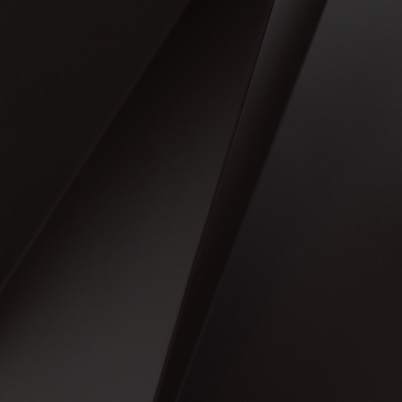 Table d'appoint en métal Modern Modern, Noir