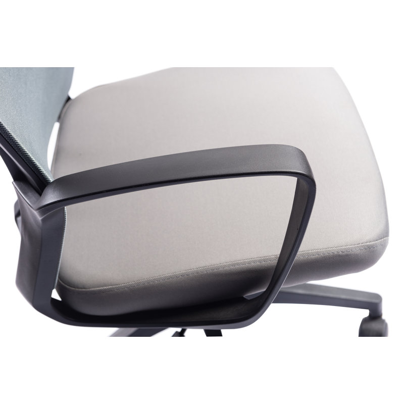 Chaise de travail en filet Lindall, Gris