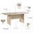 Bush Business Furniture 72-Inch Office Conference Table With Wood Base-119379548