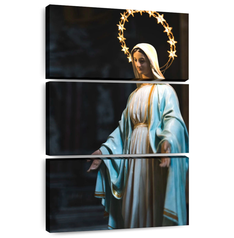 Adella Statue Of The Virgin Mary, 74" H x 48" W