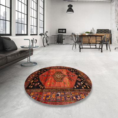 Tapis traditionnel rouge / noir Penacook