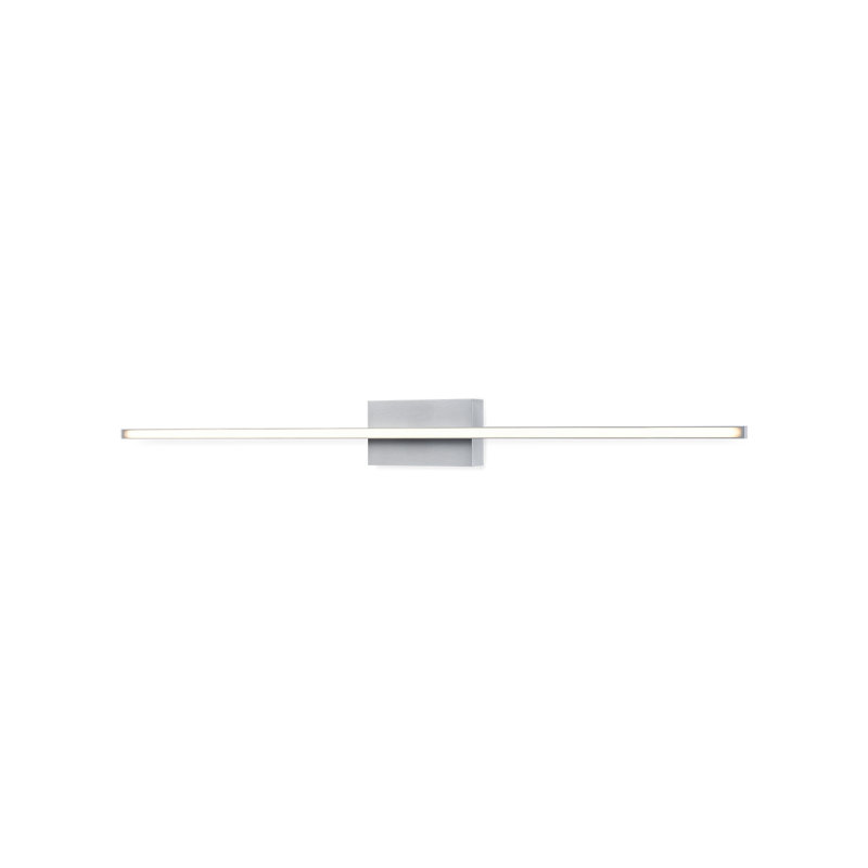 Vega Minor LED Wallchiere, 3" H x 36" W x 2.125" D, Brushed Nickel