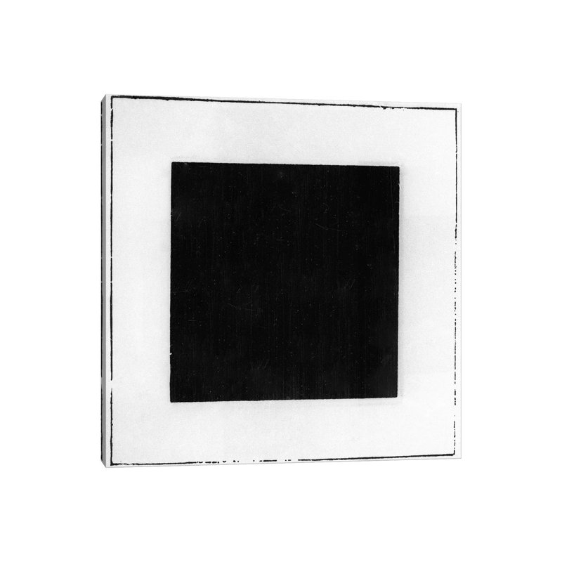 Black Square by Kazimir Severinovich Malevich - Wrapped Canvas Gallery-Wrapped Canvas Giclée, 30.48 cm H x 30.48 cm W