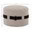 La Playa Sunbrella Outdoor Pouf Stool, Brown