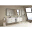 Miroir de 84 po x 36 po pour meuble-lavabo à mémoire de forme murale brouillard réglable avec dossier et décoration en pierre naturelle-708098689