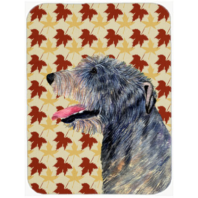 East Urban Home Irish Wolfhound Portrait Glass Cutting Board
