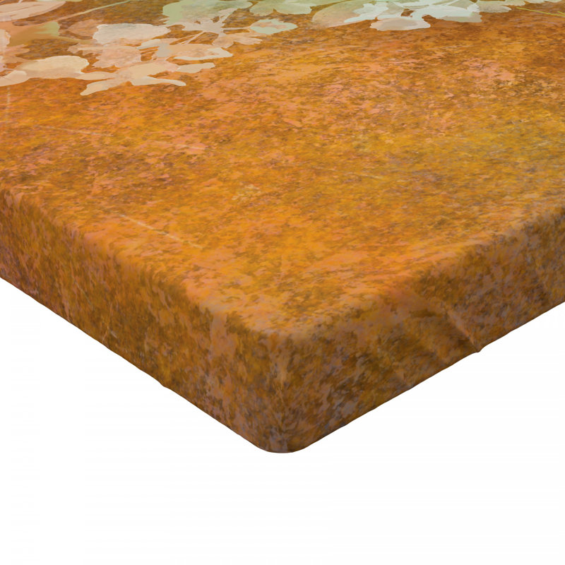 Grunge Microfiber Floral Fitted Sheet, Full Fitted Sheet