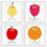 «Whimsical Hipster Fruits», ensemble de 4 giclées par Carla Daly