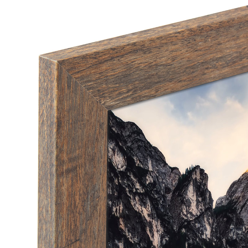 Poster Frames Wall Hanging Picture Frames, 24" x 36", Brown