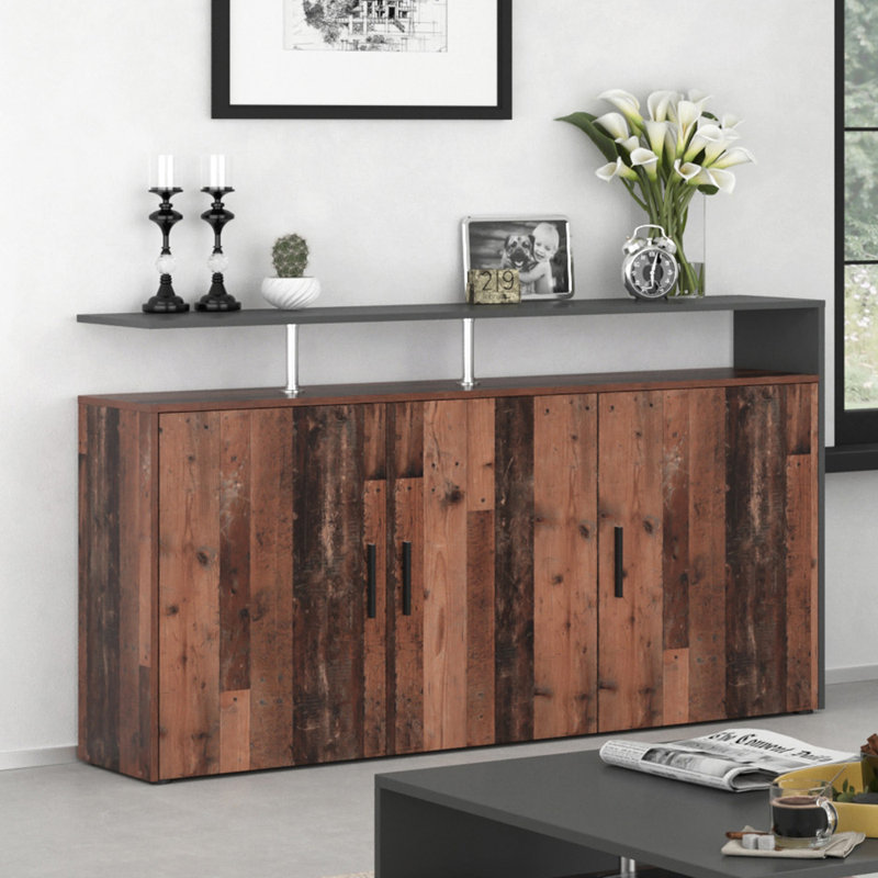 Hoxie 64 Cm Wide Solid Wood Sideboard