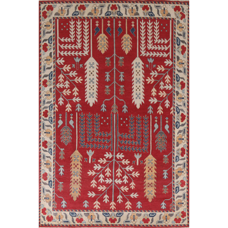 Tapis oriental géométrique Kazak