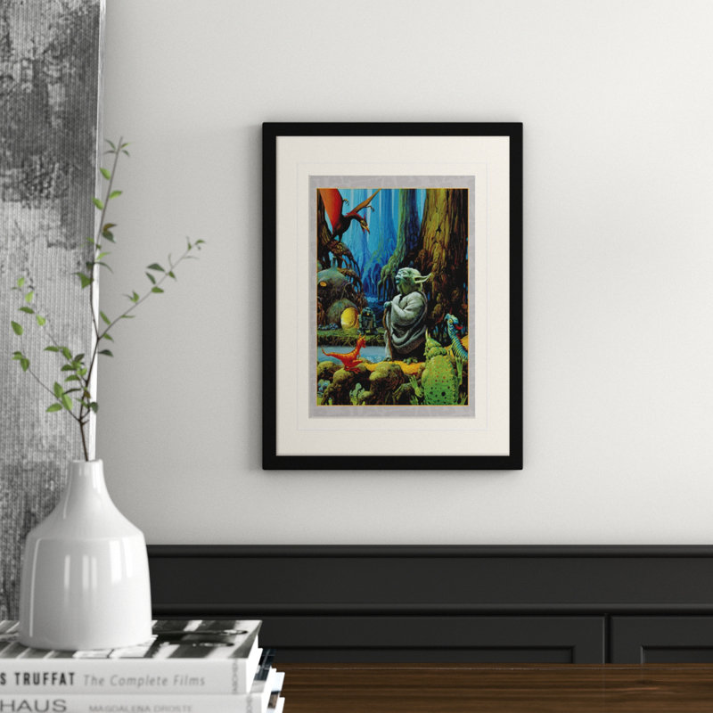 Yoda Framed Graphic Art Print Framed by Star Wars - Single Picture Frame Print