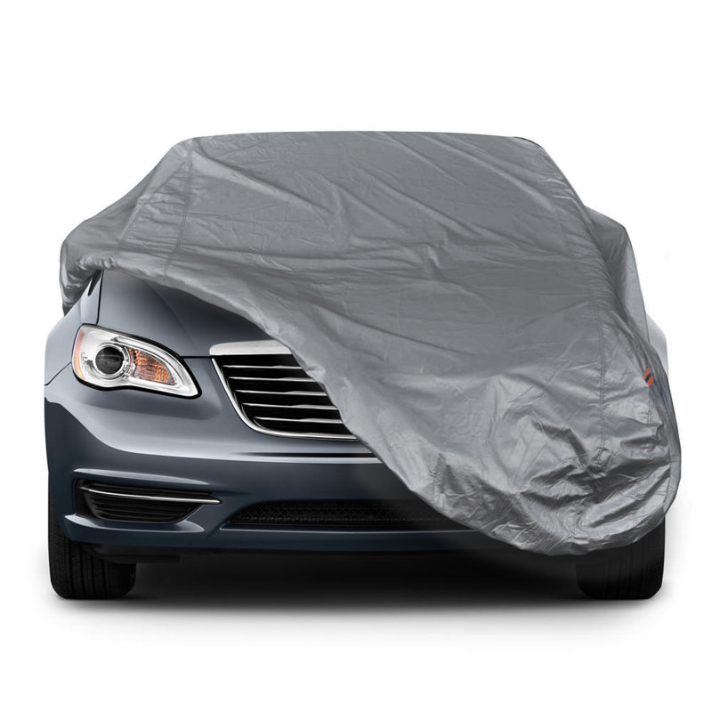 Elastic Mildew Resistant Automobile Cover By ANMINY, Gray