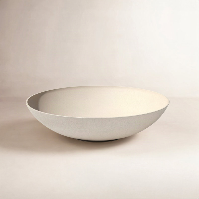 Pot à fleurs Pure Series Lane, H 8 po x l 32 po x P 32 po, Sable, Ensemble de 1