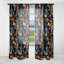 Motif cachemire céleste Essence - rideau glamour - obscurcissant velours - 1 panneau-107596340