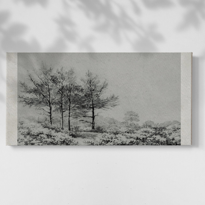 Landscape Series-MCXLV- Gallery Wrapped Canvas -Ready to Hang, 16'' H x 32'' W