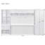 Lit escamotable, lit escamotable avec placard, tiroirs et tablettes