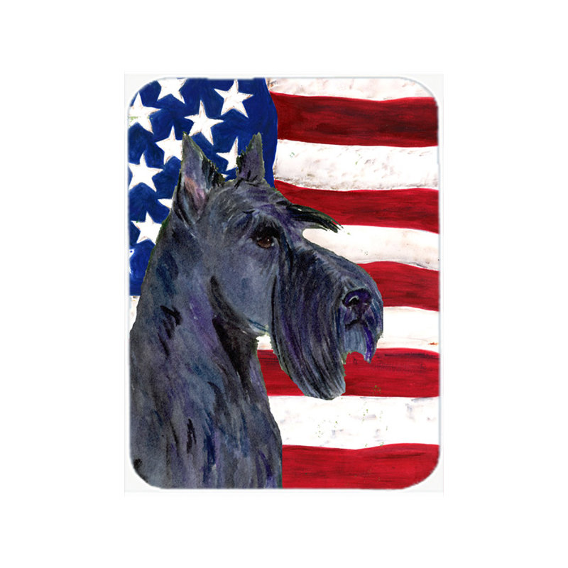 Planche à découper en verre American terrier américain avec terrier écossais trinx USA