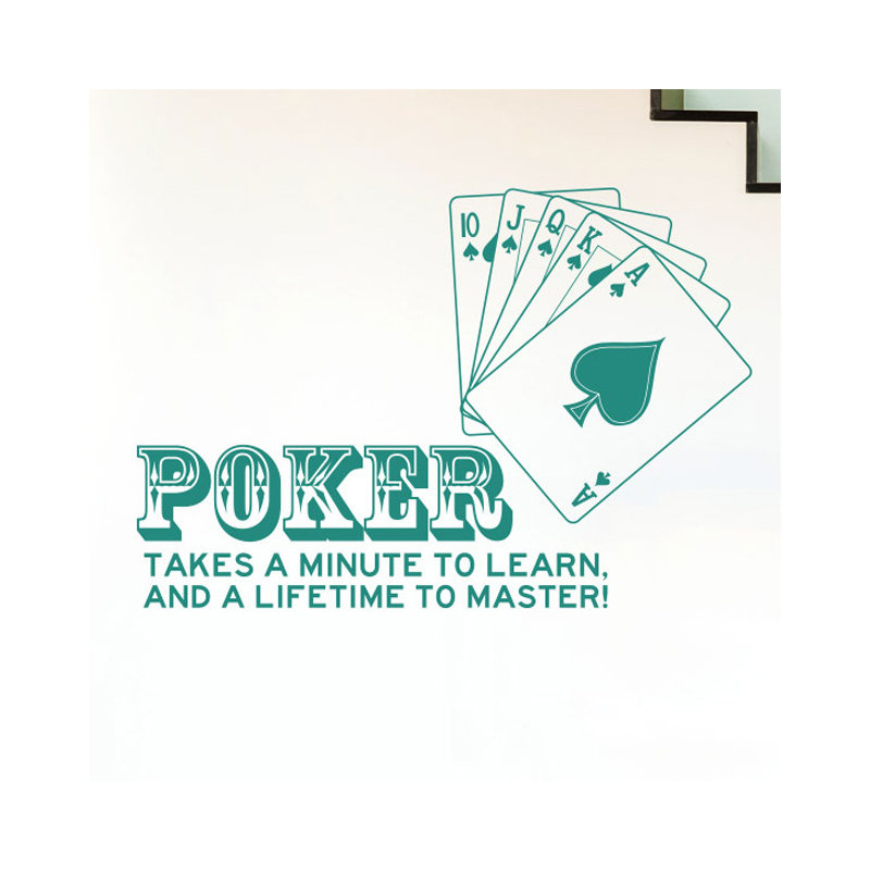 Non-Wall Damaging Wall Decal, Aqua Green