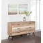 Commode double 6 tiroirs Adysyn Pelle