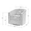 Fauteuil demi-tonneau pivotant de 30,5 po Freudberg-194879540