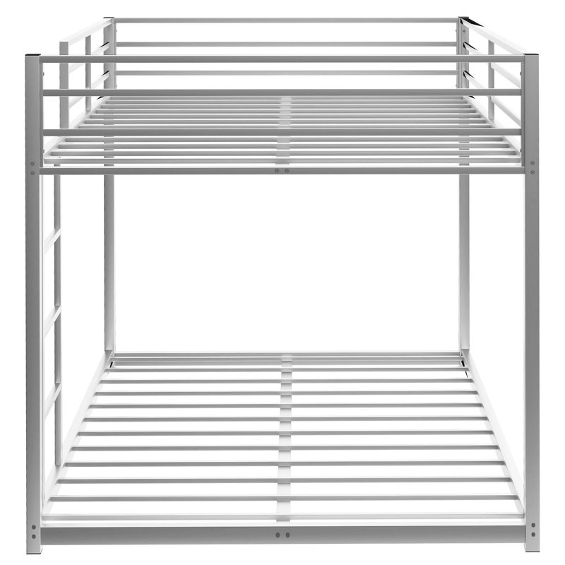 Orth Kids Bunk Bed, Full Over Full, Silver