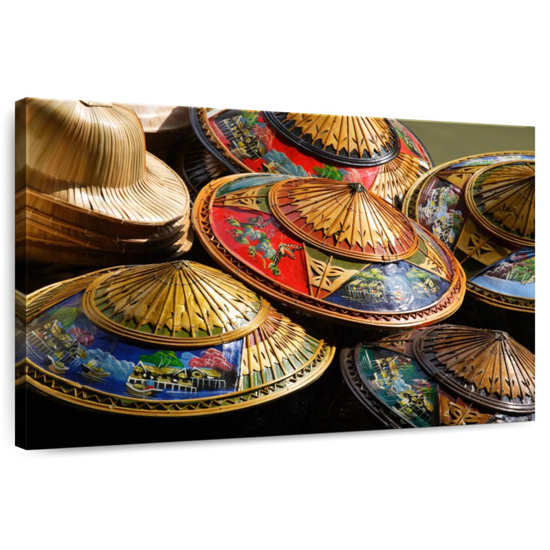 Kerner Traditional Thai Hats, 30" H x 45" W