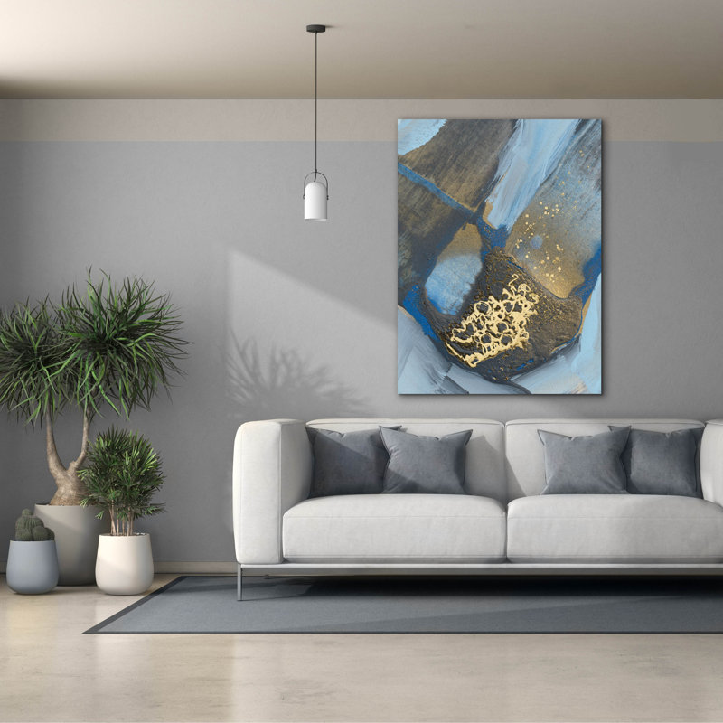  «Mesmerize 4» par Lori Arbel, art mural sur toile, 40 po x 54 po