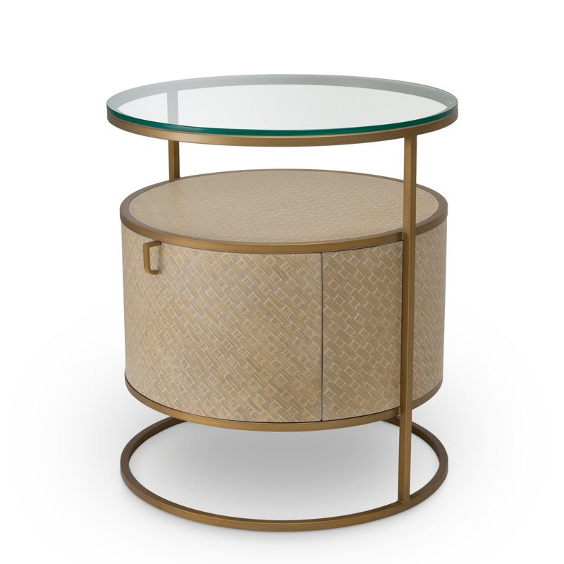 Napa Valley Glass End Table