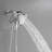 9-Spray Wall Mount Dual Shower Head And Handheld Shower Head Shower Faucet 1.8 GPM