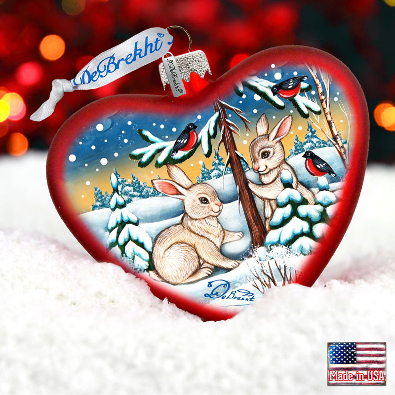 Collection de splendor de noël en forme de lapin play