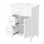 Meuble-lavabo 24 po avec lavabo, un tiroir rabattable et deux tiroirs, tablette réglable, bois massif et panneau de fibres à densité moyenne-1462604863